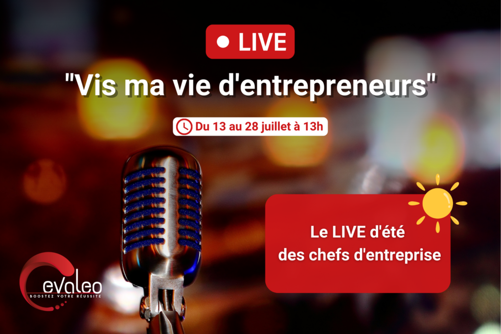 « Vis ma vie d’entrepreneur » – Le live d’été des chefs d’entreprise